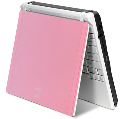 Розовый лэптоп